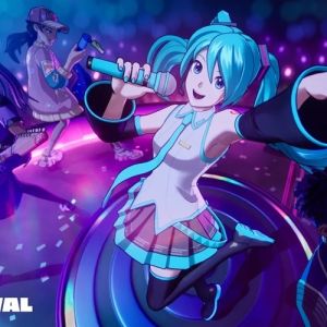 Hatsune Miku é a ícone da nova temporada 7 do Fortnite Festival