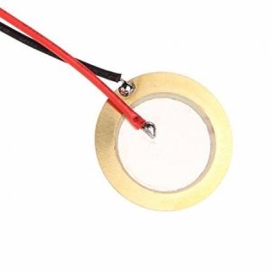 Acender led com um disco piezoelétrico 