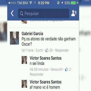 Ele foi dar uma cantada na menina mas não percebeu um pequeno detalhe: era um cara