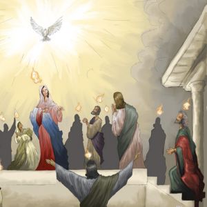 No Cenáculo com Maria, a virgem que esteve presente nos momentos mais importantes da história