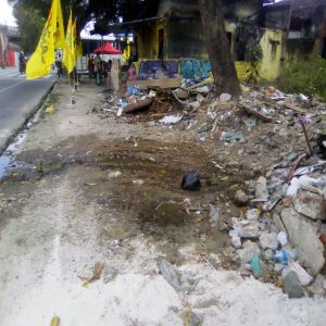 Terreno mais uma vez sendo limpo (Antes e Depois)