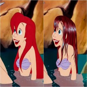 Como seriam 11 personagens da Disney com cabelos mais realistas