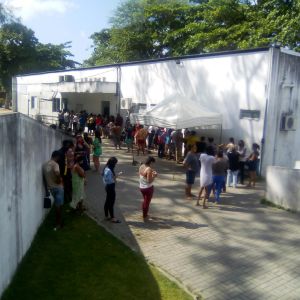 Fila em hospital
