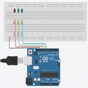 Efeito RGB Mood Lamp usando 3 leds (cores aleatórias) 