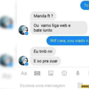 Hoje em dia qualquer desculpa serve pra amigo