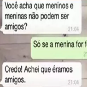 É possível existir amizade entre homem e mulher, pergunta séria!
