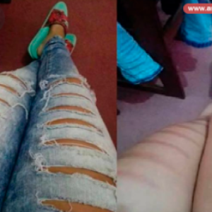 As calças de hoje em dia com bronzeamento incluído