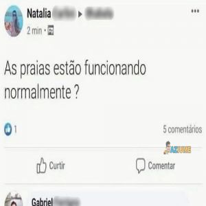 As praias estão funcionando normalmente?