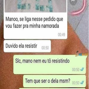 Aquele pedido para namorada