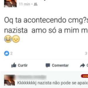 Isso que dá criança no Facebook...