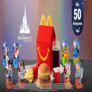 McLanche Feliz celebra os 50 anos do Walt Disney World com 50 brindes diferentes