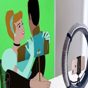 Artista imagina como é nos bastidores dos filmes da Disney