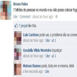 7 bilhões de pessoas no mundo e só ele passando vergonha!