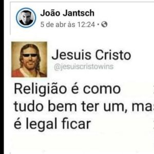 Religião é como pênis