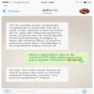 Suposta “paquera” moderna!