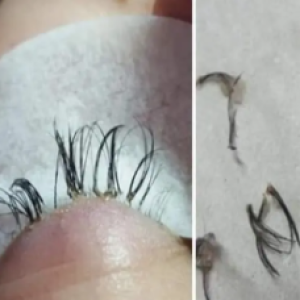 Seu maior desejo era colocar cílios postiços, mas isso se tornou seu pior pesadelo